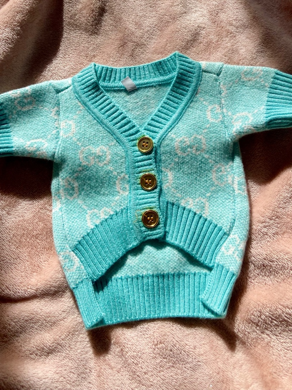 Cute turquoise sweater